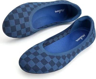 Immagine prodotto di Mabove Scarpe Donna Ballerine Ortopediche Slip-On Estive Blu 40