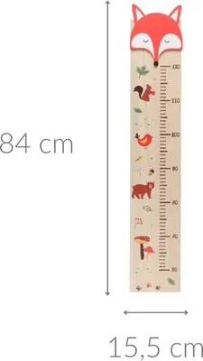 Zdjęcie produktu dla Miarka na ścianę do pomiaru wzrostu FOXY, do 120 cm