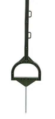 Image de Kerbl Steigbügelpfahl grün, 158 cm, Bodennagel 19 cm, verzinkt, Weidezubehör, 5 Stück