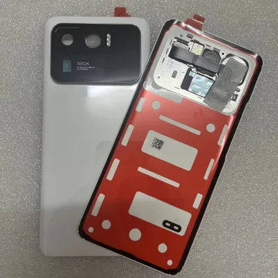 Produktbild von Xiaomi Mi 11 Ultra M2102K1G - Akkudeckel + Rückseite LCD Display Weiß - 56000800K100 Service Pack