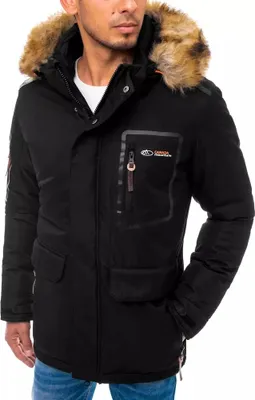 Dstreet Herren Winterjacke Gudula schwarz XXL