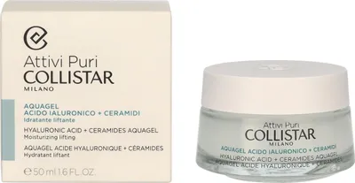 Produktbild von Collistar Hyaluronic Acid + Ceramides Aquagel, Tages- & Nachtcreme, Unisex, Jeder Hauttyp, Gesicht, Hals/Nacken, Anti-Falten, Kräftigend, Feuchtigkeitsspendend, Anheben, Feuchtigkeitsspendend, Nährend,..., 50 ml