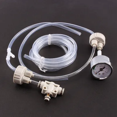 Produktbild von CO2-Generatorset, Aquarium, DIY-Anlage, Mit Manometer & Regelventil, Für Wasserpflanzen & Pflanzenwachstum