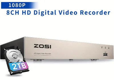 Immagine prodotto di Registratore video per sistemi di sicurezza a 8 canali - DVR per videosorveglianza