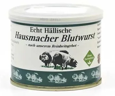 Produktbild von Echt Hällische Hausmacher Blutwurst von der BESH (200 g)