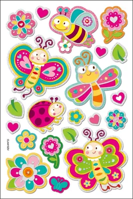Image de Autocollants - Papillon 21 pcs