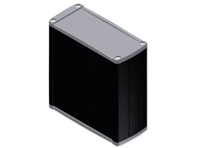 Image de Boîtier TEKO, TEKAL 31.29, aluminium, noir, 110 x 106 x 46 mm, Tekal 3