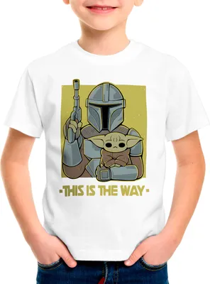 Produktbild von A.N.T. Grogu Way Kinder T-Shirt yoda mando kopfgeldjäger