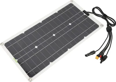 Obrázok produktu pre Solárny panel s regulátorom, monokryštalický, 250 W, dvojitý USB konektor, nabíjanie 12 V, 24 V, 48 V, vysoká miera konverzie pre obytné vozidlá