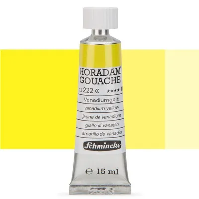 Produktbild von Schmincke HORADAM Gouache 15 ml Tube - 222 vanadium Gelb