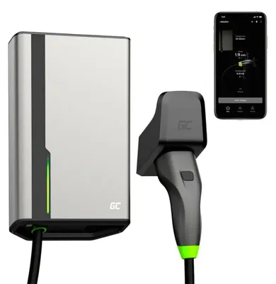 Produktbild von Green Cell EVGC021A2275, Grau, Wand, Aluminium, LED, Schwarz, Fehler, Aktivität, Störung, Ladend, Leistung