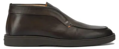 Zdjęcie produktu dla Botki męskie Santoni, kolor brązowy - rozmiar 9.5