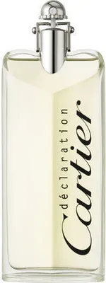 A clear, professional studio shot of a bottle of Cartier Déclaration EDT.