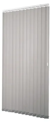 Produktbild von Lamellenvorhang grau Vertikaljalousie 89 mm inklusive Montagematerial 100 x 180 cm