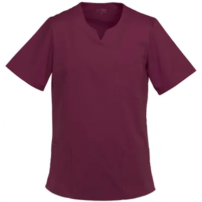 Produktbild von Damen Kasack bordeaux, Gr. XL : XL : bordeaux : 50% Baumwolle 50% Polyester