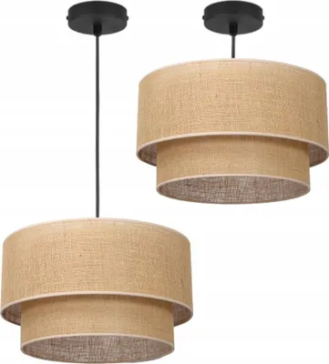 Obrázek produktu pro Stropní Svítidlo, Stínítko Z Juty, 45 Cm, Dvojité