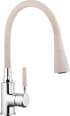 Produktbild von BADLAND Küchenarmatur Wasserhahn POGO Küchenmischer mit flexiblen Auslauf für Küche in Beige