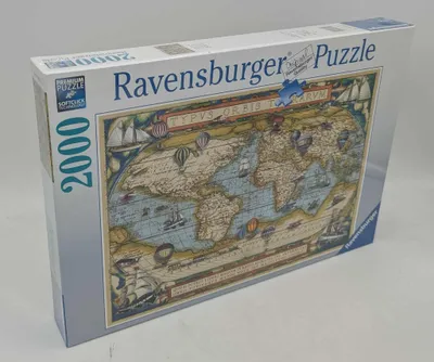 Produktbild von Ravensburger Rund um die Welt Puzzle 2000 Teile 98x75cm Weltweit ab 12 Jahren