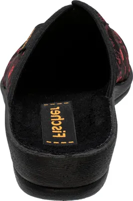 Produktbild von Fischer Damen Hausschuh Pantoffel Komfortweite Muster Keilabsatz 203620, Größe:38 EU, Farbe:Rot