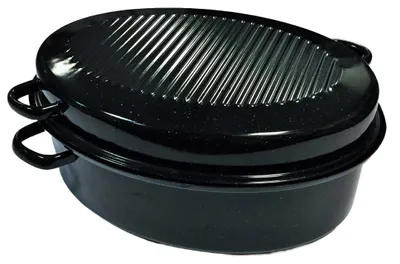 Image de Daubière en acier émaillé 42cm noire - Kochstar - K32711042 - slim