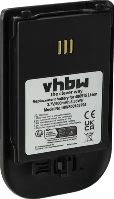 Produktbild von vhbw Akku kompatibel mit Alcatel Omnitouch 8118, 8128 schnurlos Festnetz Telefon (900 mAh, 3,7 V, Li-Ion) Schwarz