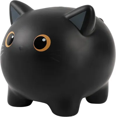 Produktbild von Sparschwein - Kunststoff - Schwarz