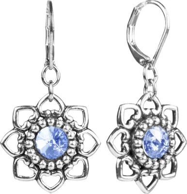 Produktbild von LUISIA Ohrringe Leandra mit Herzblüten - Hellblau