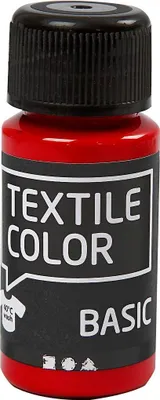 Produktbild von Creativ Company Textile Color, 50 ml, Rot, Waschbar, 1 Stück(e)