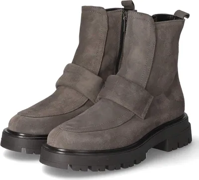 Produktbild von Kaerlek Damen Stiefeletten Grau Rauleder Größe: 38
