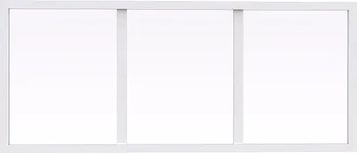 Produktbild von Atelier-Oberlicht - thermolackiertes Aluminium - Weiß - 93 x 40 cm - BAYVIEW
