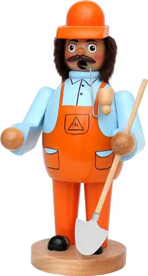 Produktbild von Räuchermann - Bauarbeiter - 20 cm