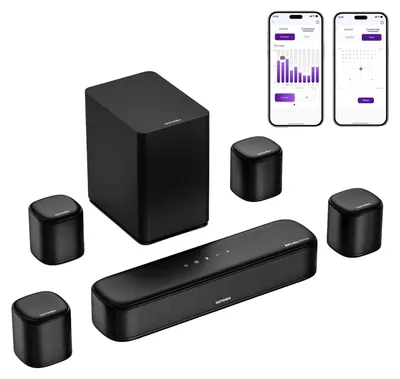 Produktbild von Soundbar, 7.1-Kanal Surround Sound, kabellose Lautsprecher, Aura A40