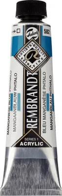 Produktbild von Rembrandt Acrylfarbe Tube 40 ml Manganblau Phthalo 582