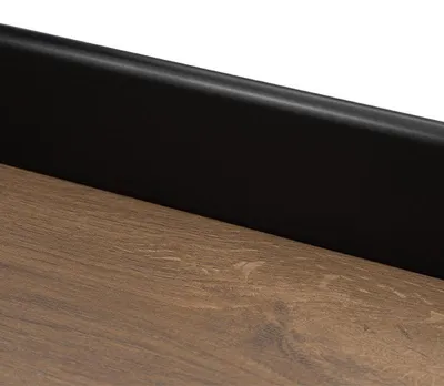 Produktbild von Satinierte Schwarz Keramik-Sockelleiste 8x60