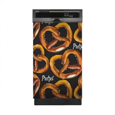 Produktbild von Aufkleber sticker 45x70 cm Dekorative folie Spülmaschine - Brezel Snack