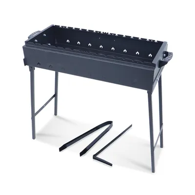 Produktbild von Klappbarer Grill SchaschlykOFF 70 für 12 Spieße, Stahl 2 mm
