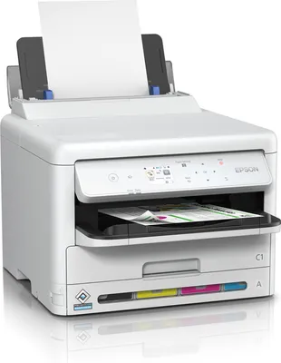 Produktbild von Epson WorkForce Pro WF-C5390DW - Drucker - Farbe - Duplex - Tintenstrahl - A4/Legal - 4800 x 1200 dpi - bis zu 25 Seiten/Min. (einfarbig)/bis zu 25 Seiten/Min. (Farbe) - Kapazität: 330 Blätter - USB, Gigabit LAN, Wi-Fi