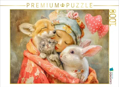Produktbild von CALVENDO Puzzle Herzpoesie | 1000 Teile Lege-Größe 64x48cm Foto-Puzzle für glückliche Stunden