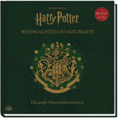 The cover of a Harry Potter themed advent calendar book.