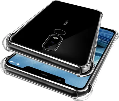 Image de Nokia 5.1 Plus Case, Transparent Soft TPU Bumper, Shockproof Protective Case for Nokia 5.1 Plus