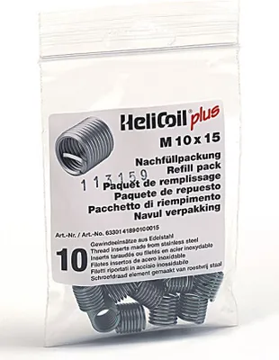 Immagine prodotto di Forniture per officina HeliCoil confezione di ricarica M 10 x 1,0 x 17,5 mm