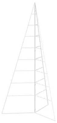Image de Arbre de Noël en métal vidaXL KUOPIO, 180 cm, acier, blanc
