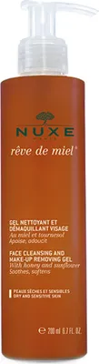 Produktbild von NUXE Rêve de Miel, Reinigungsgel, trockene Haut, Empflindliche Haut, Weichmachend, Beruhigend, Pumpenflasche, Seife, 200 ml