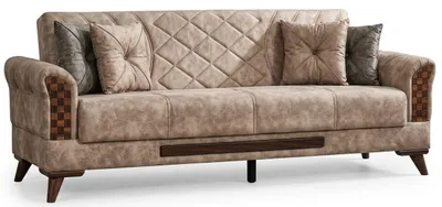 Obrázek produktu pro Třísedák Chesterfield, béžová barva. výrazný, elegantní, praktický