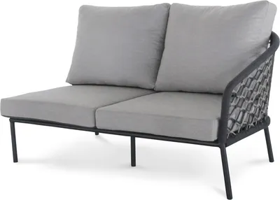 Produktbild von Best Mali Seitenteil Lounge 2-Sitzer anthrazit/grau