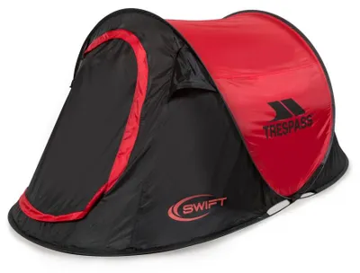 Image de TRESPASS Tente Pop Up 2 personnes Swift 2 - Rouge