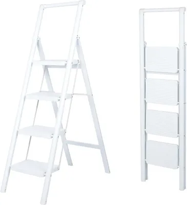Imagen del producto de Trittleiter 4 Stufen Klappbar, Leicht und Platzsparend