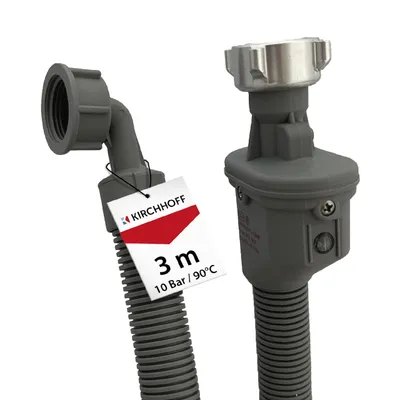 Produktbild von WAS Sicherheits-Zulaufschlauch, 3/4\IG x 3 m x 3/4\"IG, 10bar/90°C, wasseranschluss"
