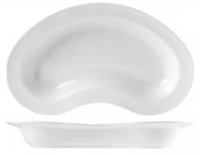 Produktbild von H&H, ovales Porzellanteller, 46 cm, weiß