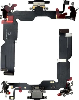 Immagine prodotto di Per Apple iPhone 15 Plus Porta di ricarica Connettore Dock Parte di ricambio Nero